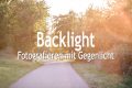 Backlight Fotografieren mit Gegenlicht