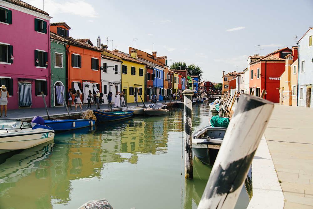 Burano Venedig bunte Häuser