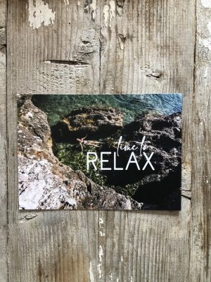 LittleBlueBag Postkarte 19 time to RELAX